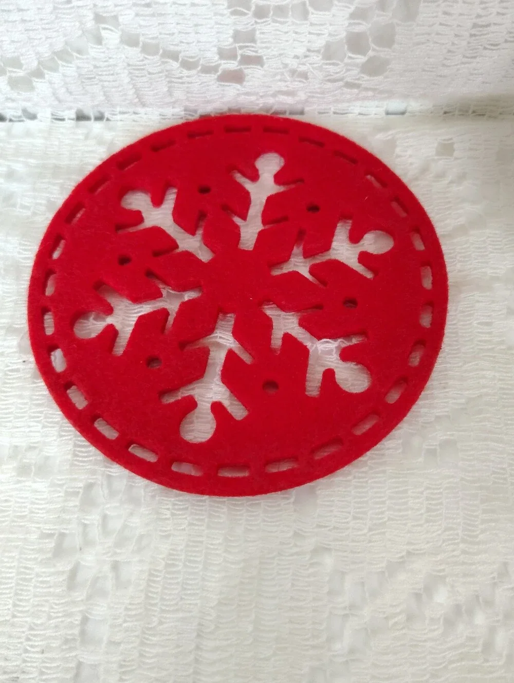 Royal Norfolk Christmas Mug and Felt Coaster Coffee Cup Poinsettias